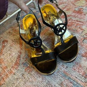 Michael Kors Black Women's High Heel Sandals Size 6